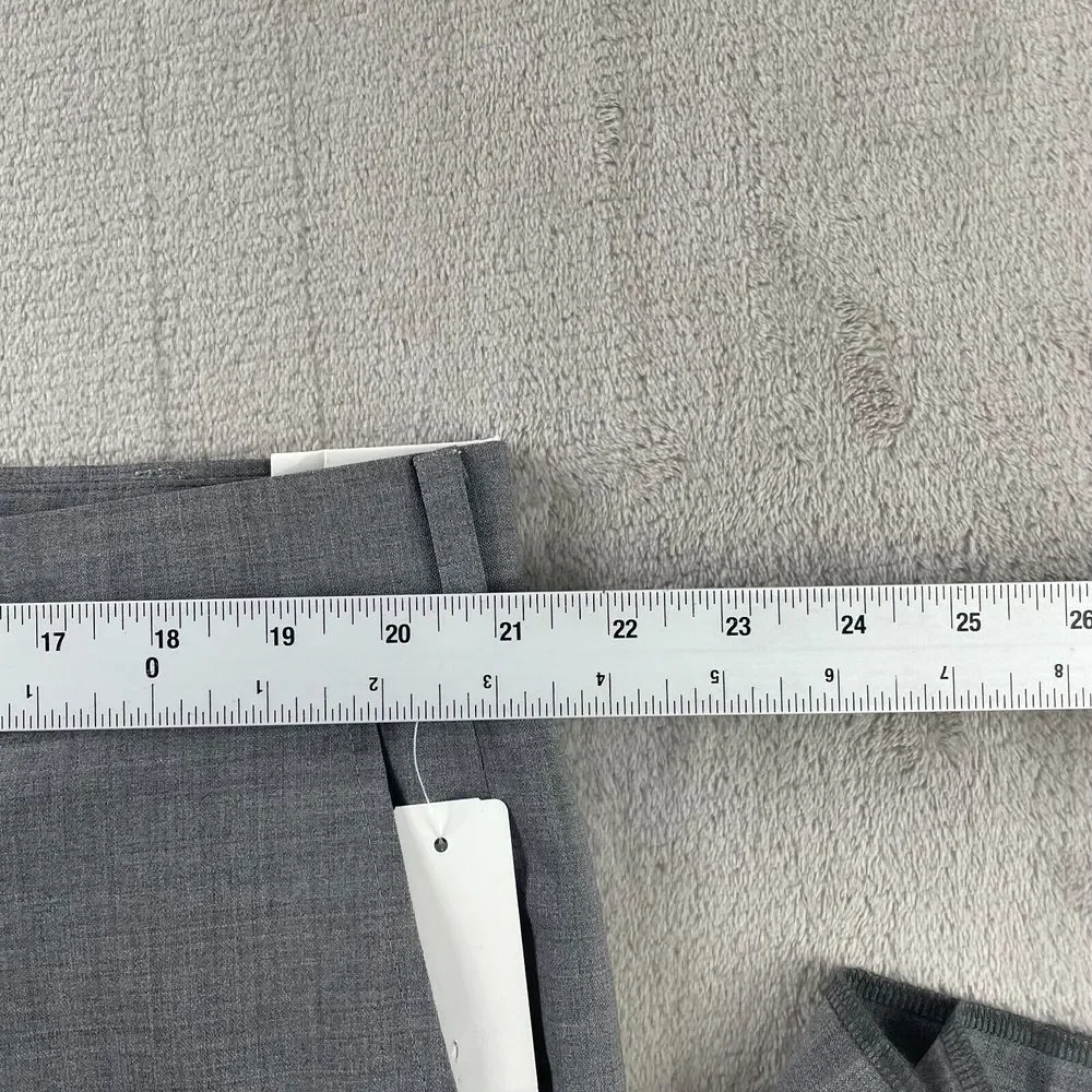 Brooks Brothers BrookScool Pants‎ Men 42x36 Grey Wool Reda Regent Fit Unhemmed